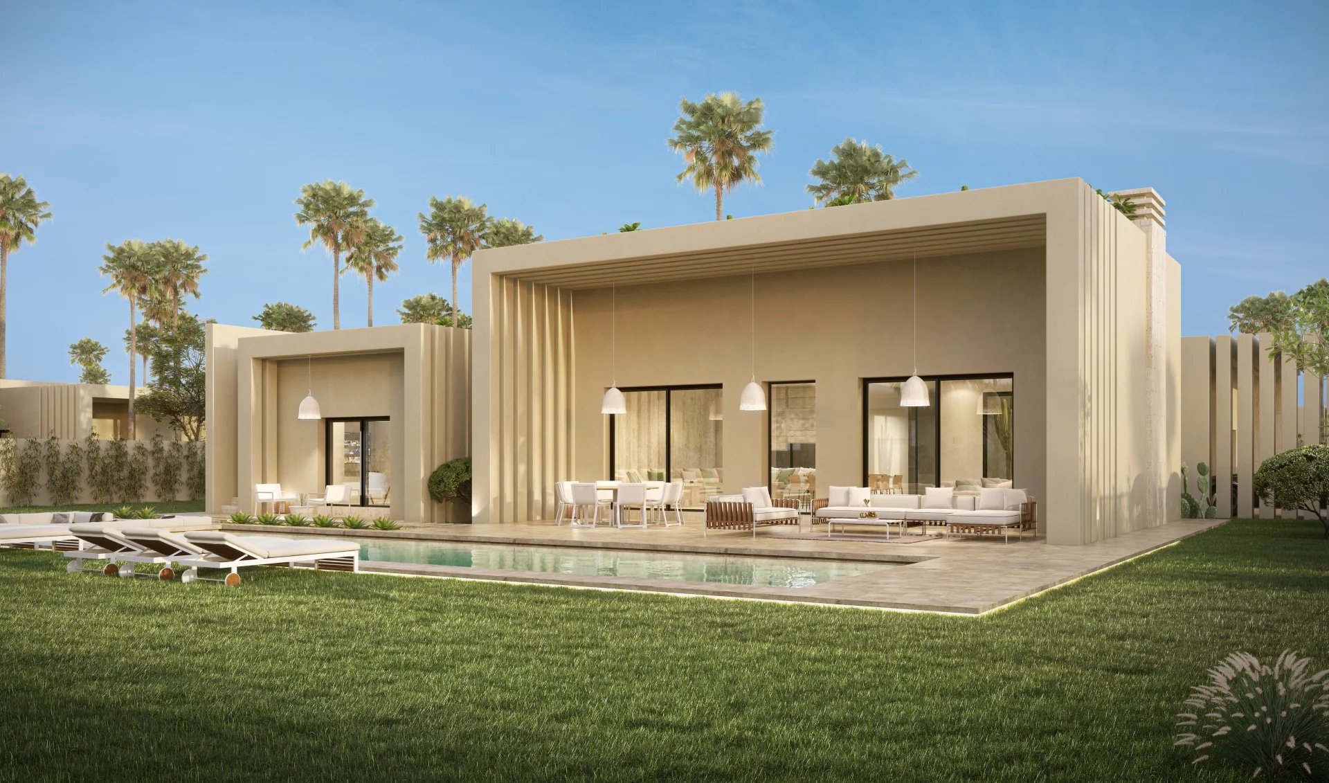 Villa contemporaine écoresponsable