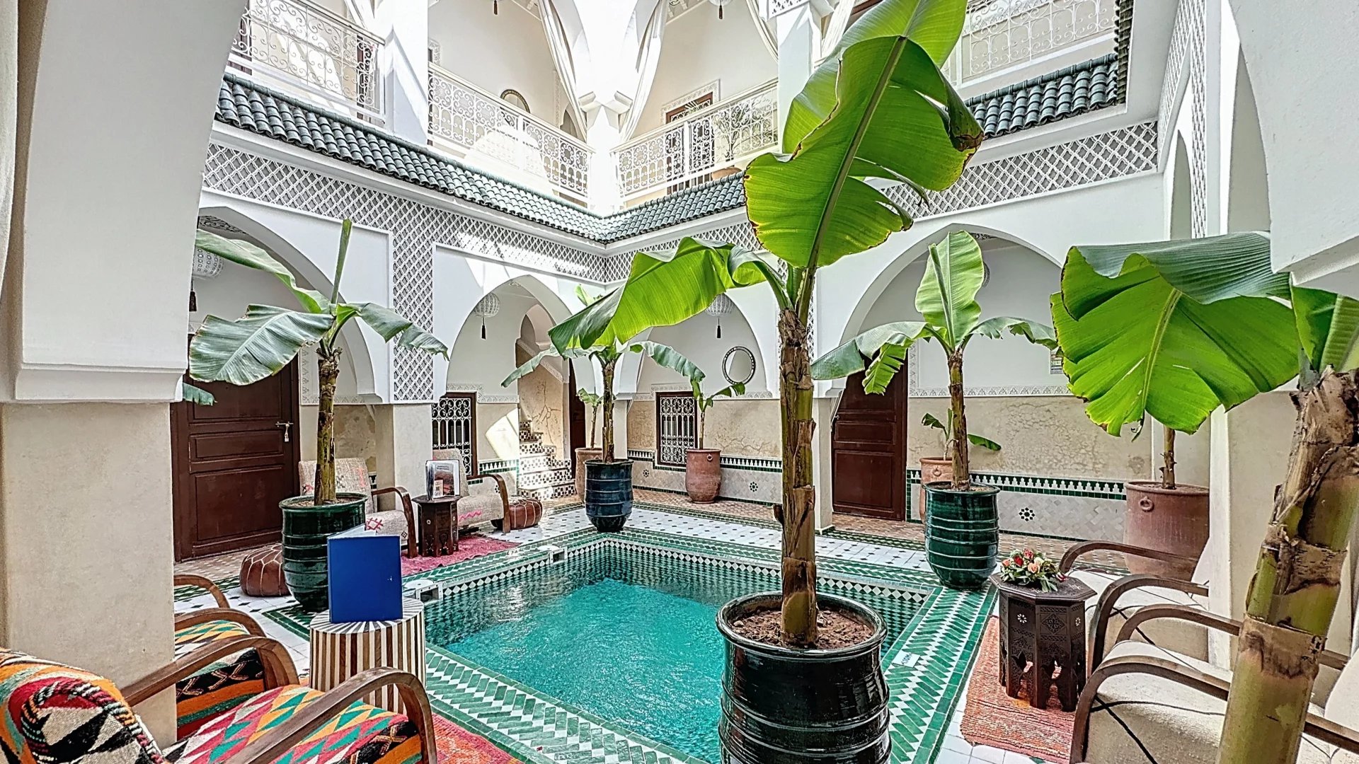 À VENDRE – AUTHENTIQUE RIAD MAISON D’HOTES AU CŒUR DE BEN SALAH, MARRAKECH