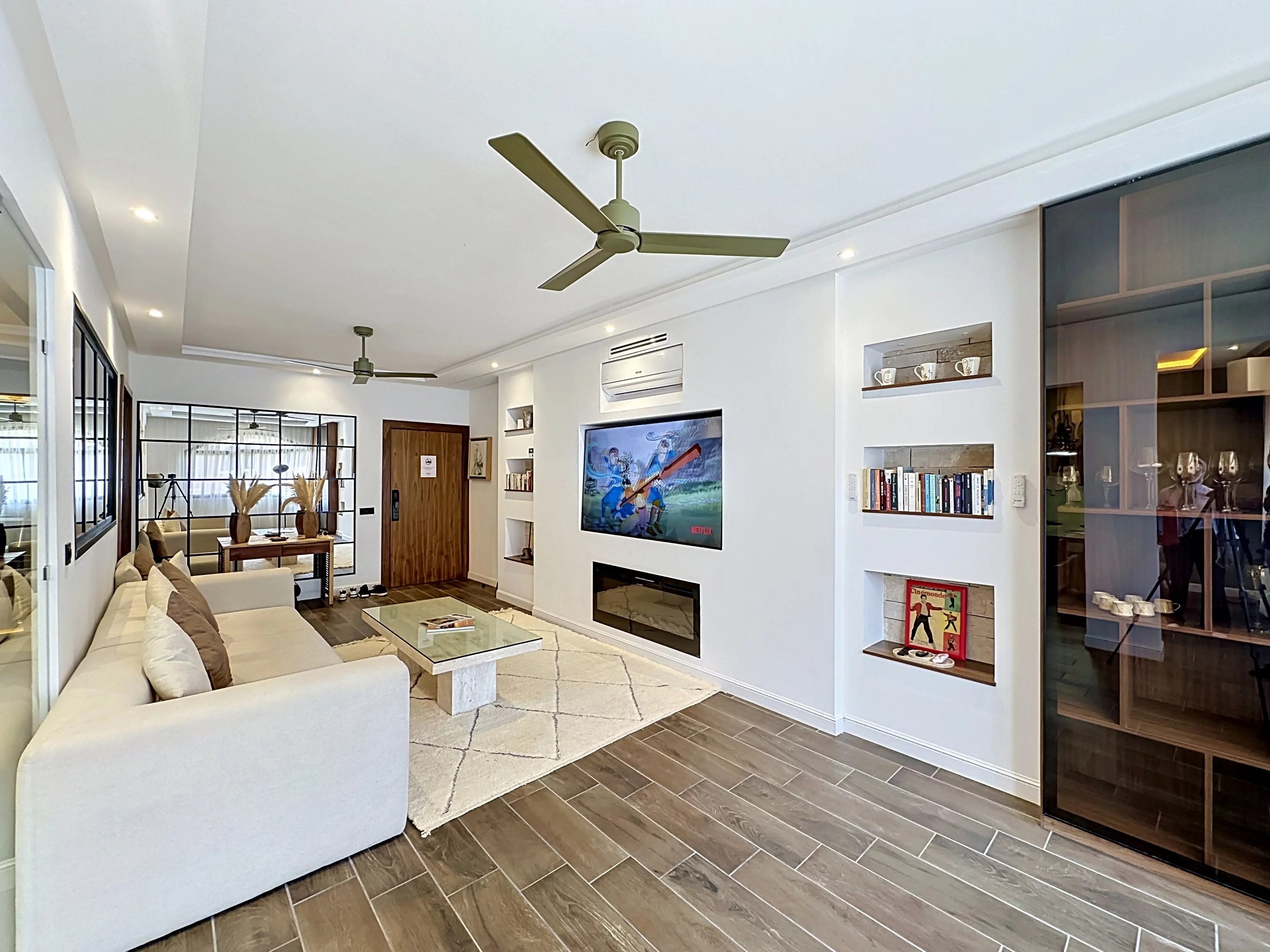 ÉLEGANT APPARTEMENT MEUBLE 2 CHAMBRES A GUELIZ – RESIDENCE DE PRESTIGE