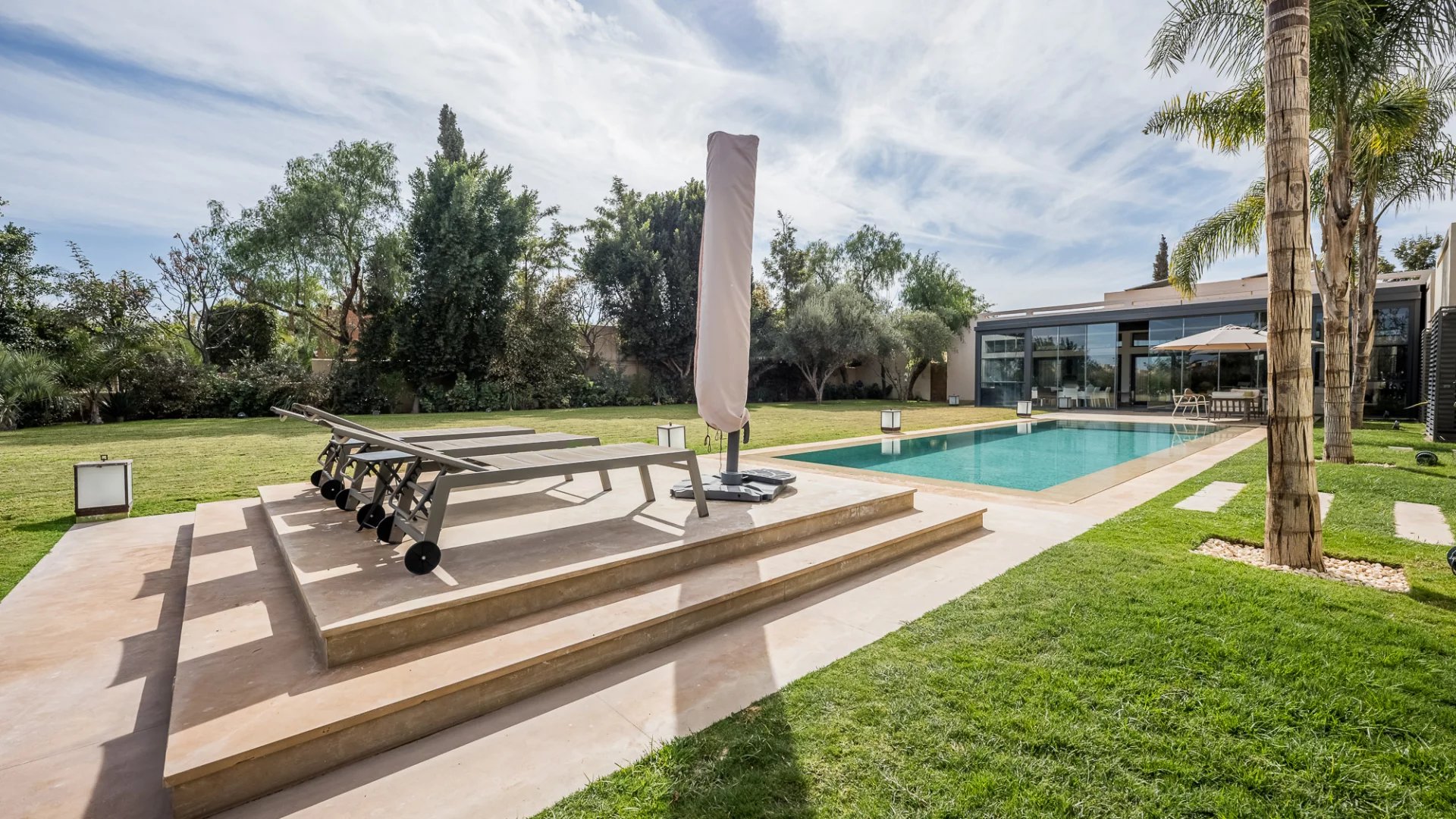 Villa de luxe de plain-pied  à vendre sur golf El Madden