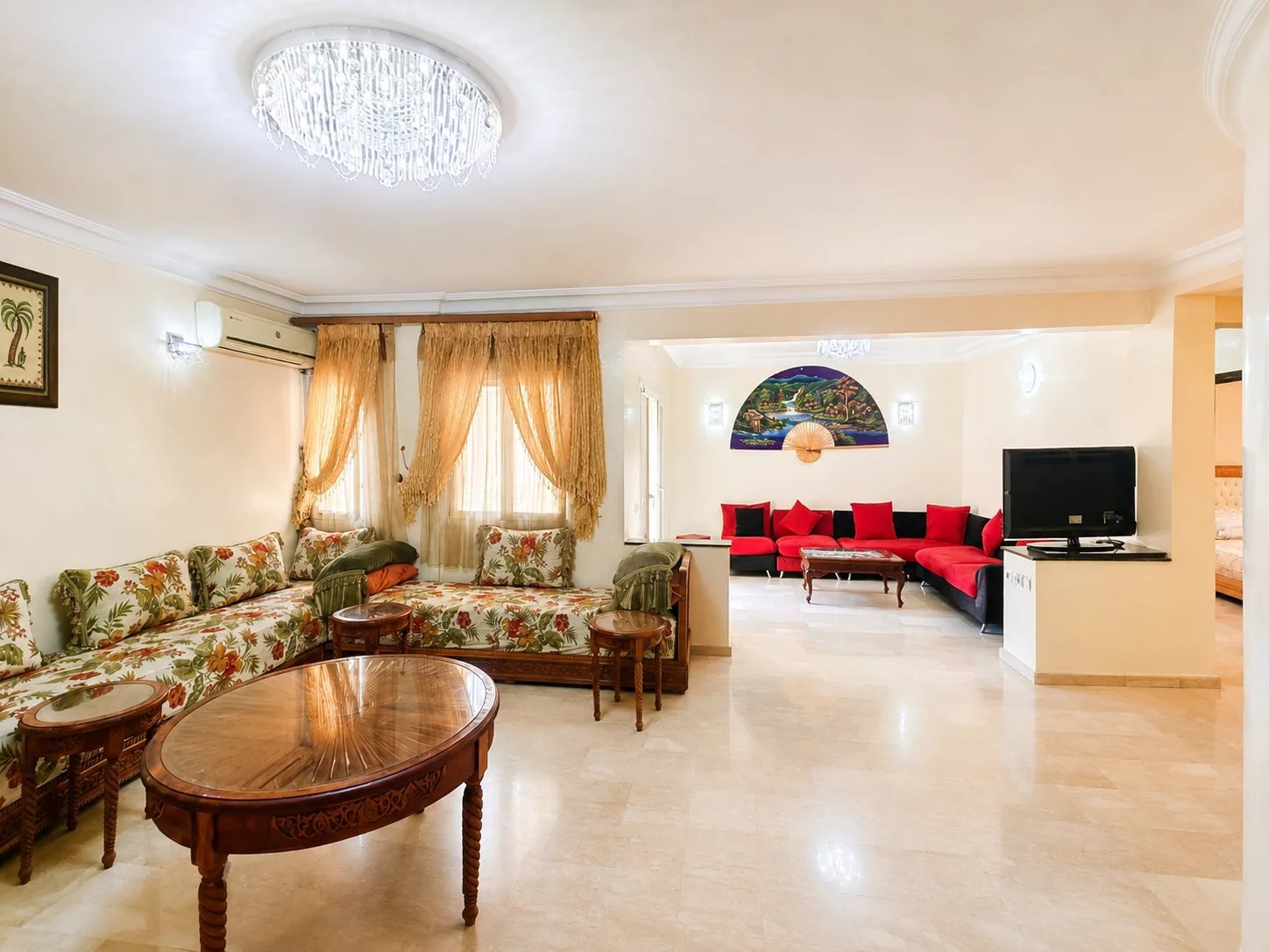 Spacieux appartement meublé avec terrasse au cœur de Guéliz