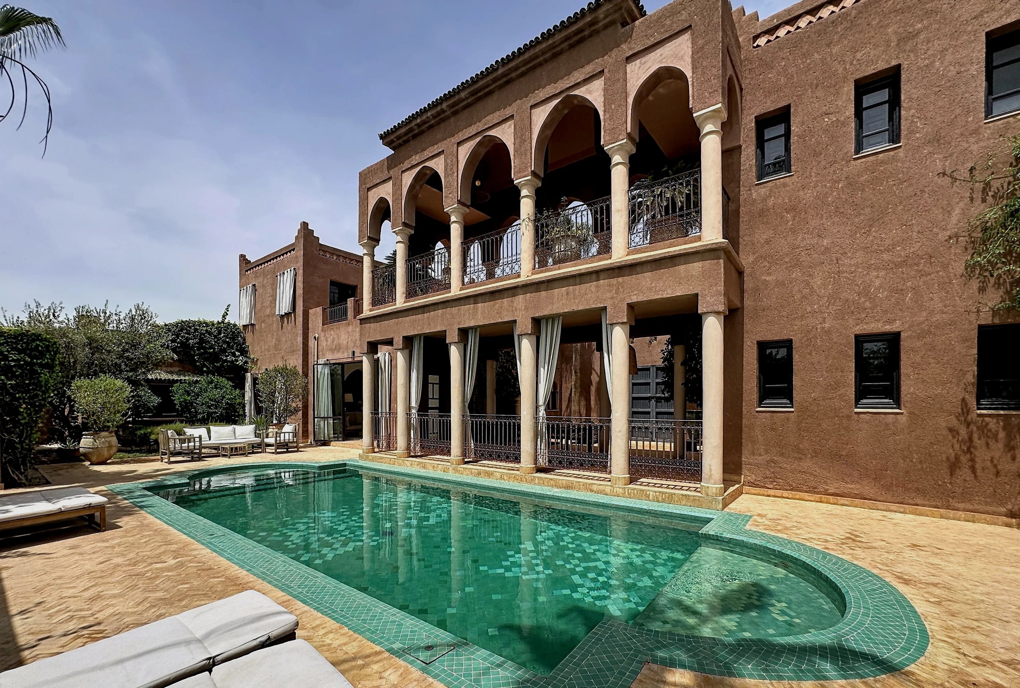 VILLA RIAD A VENDRE DANS LA PALMERAIE DE MARRAKECH