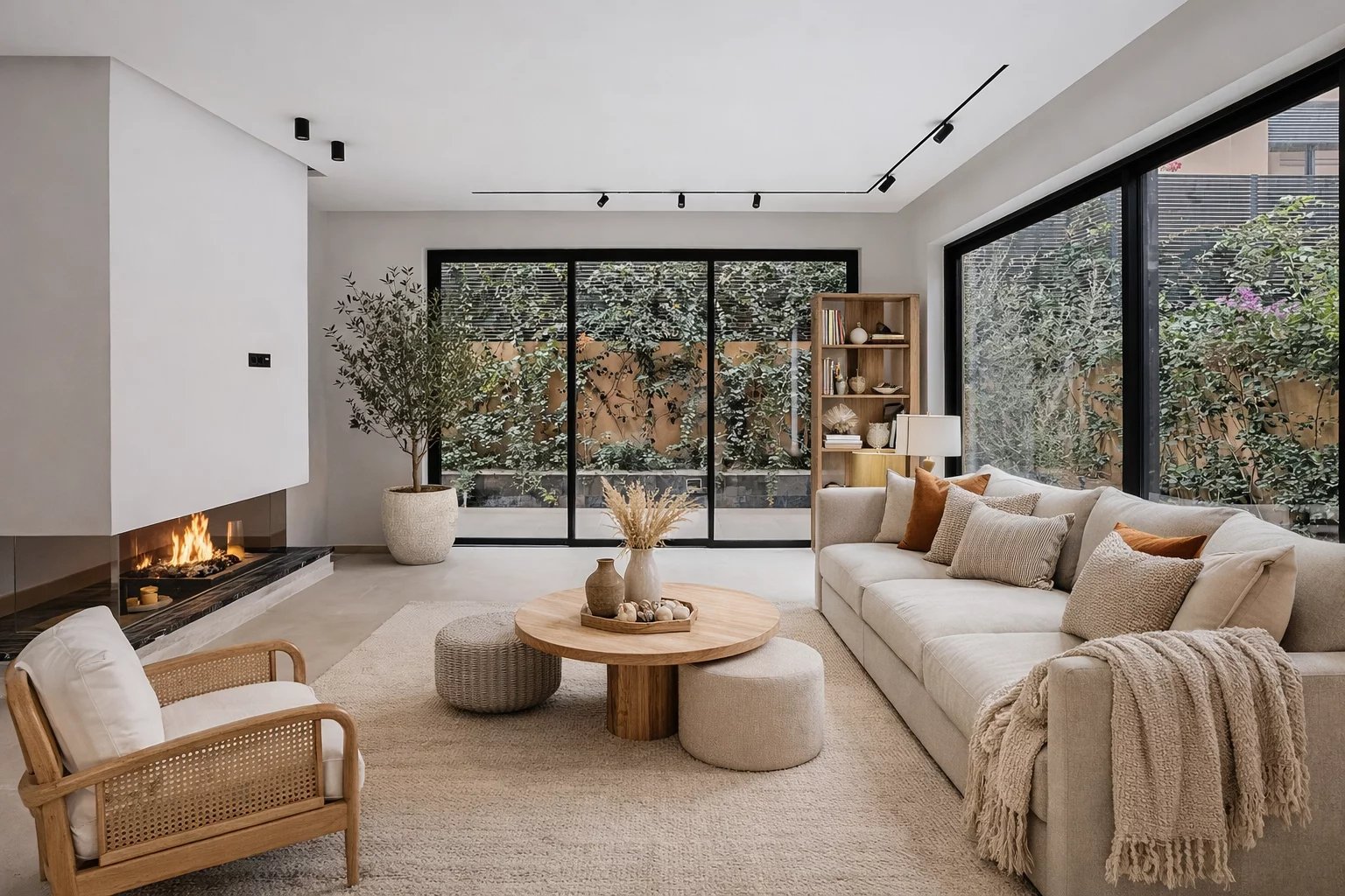 New contemporary villa with swimming pool - Secure private estate