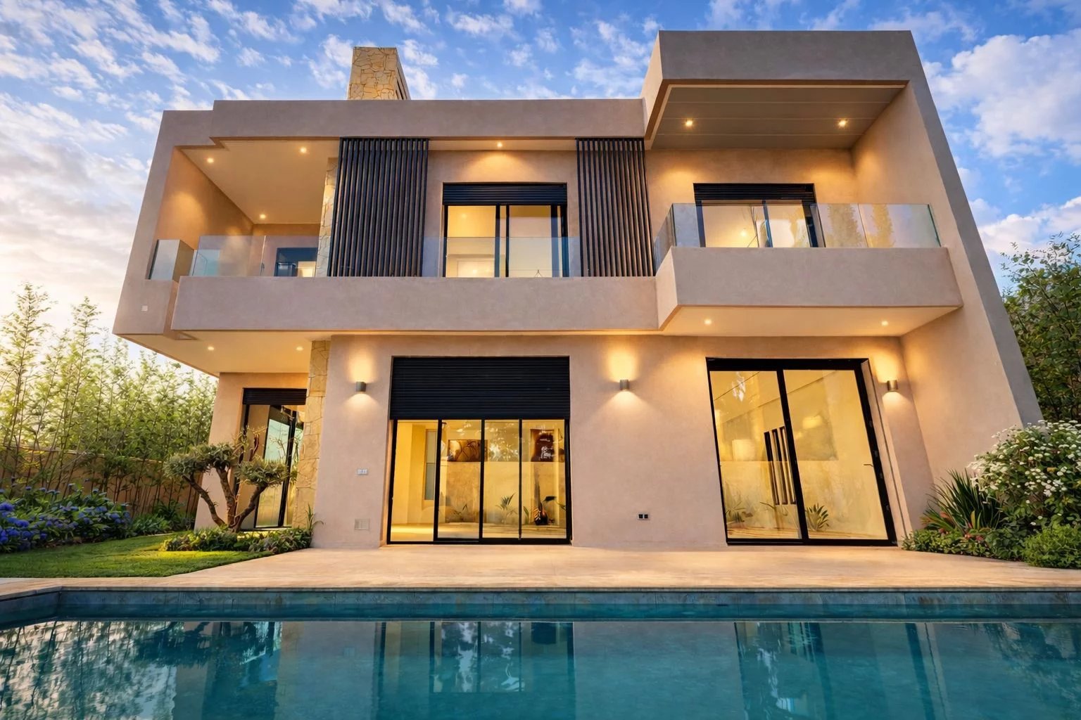 Villa contemporaine veuve