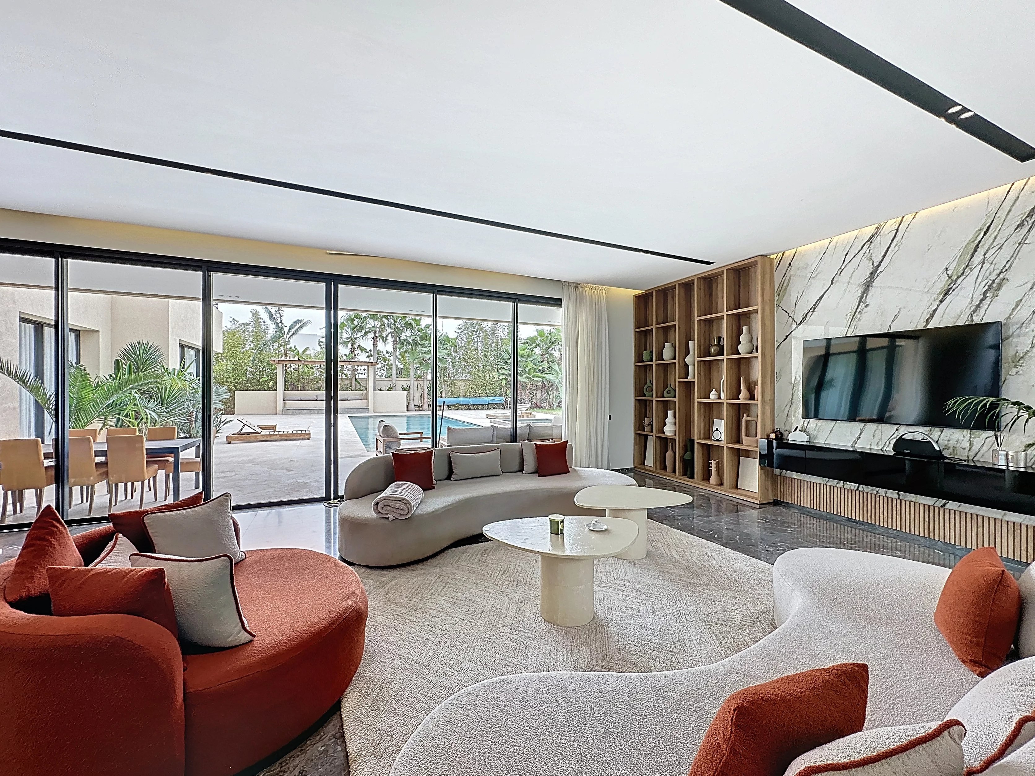 MAGNIFIQUE VILLA DE LUXE AVEC 4 SUITES – ROUTE DE L’OURIKA KM 9, RESIDENCE SECURISEE