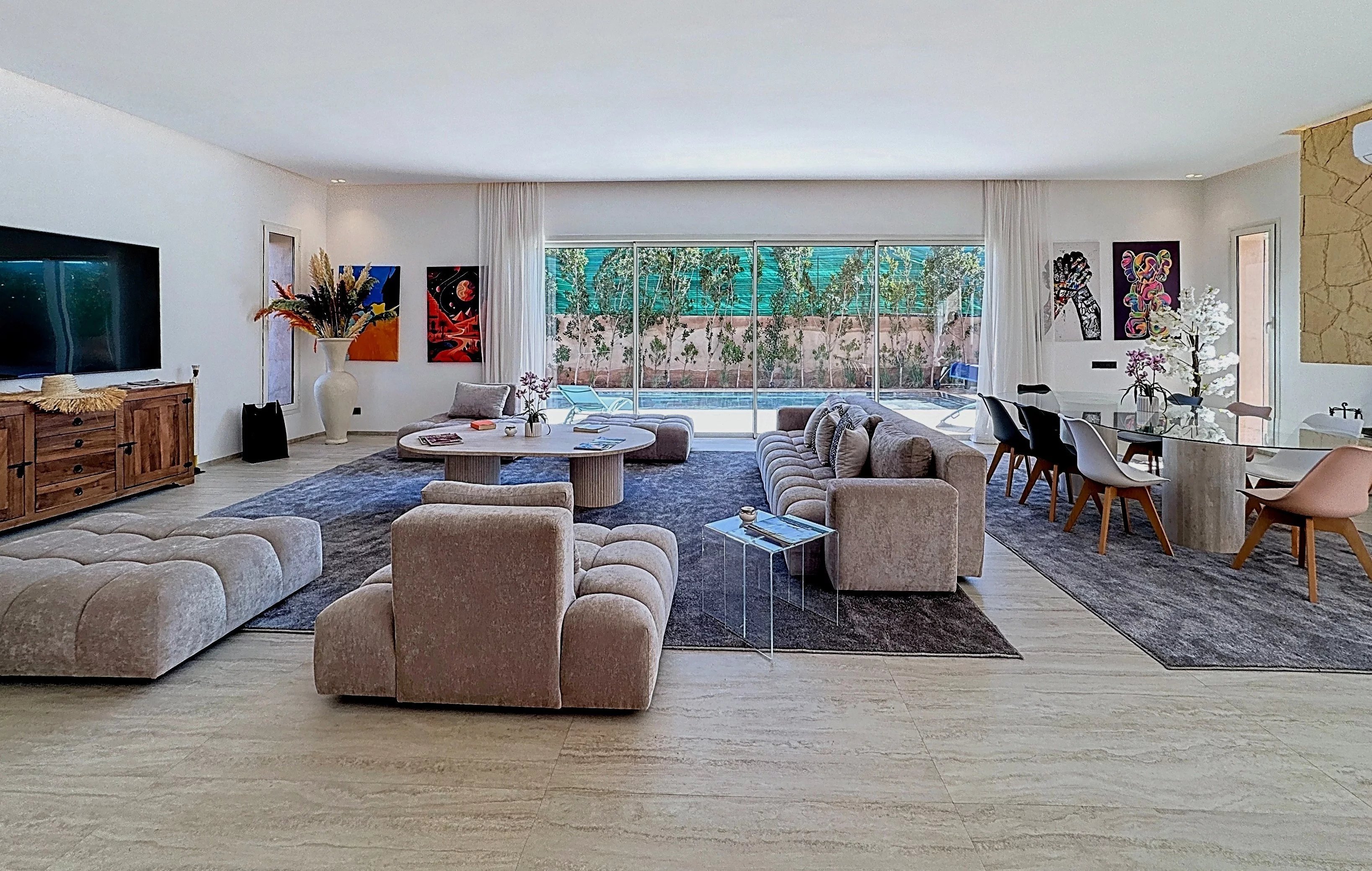 SUPERBE VILLA MODERNE A VENDRE SUR LE GOLF D’AMELKIS, MARRAKECH