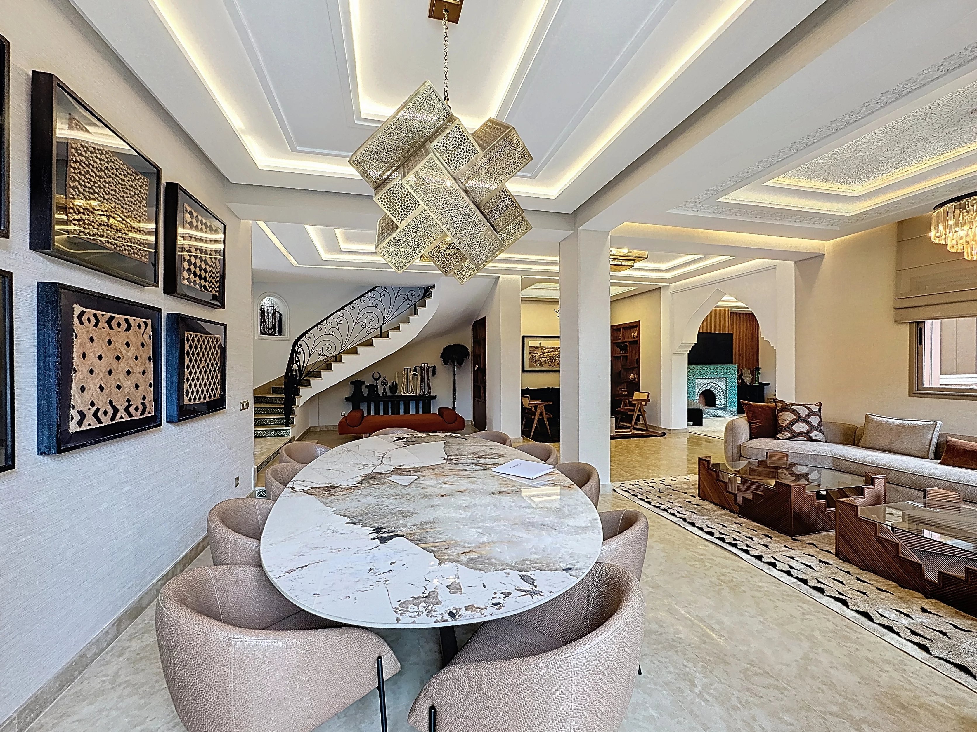 Villa de luxe Route de Fès Marrakech – 4 suites, piscine privée