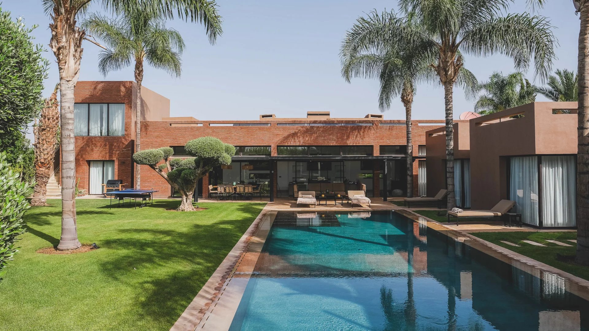 Villa contemporaine à vendre sur le golf d' Elmaden à Marrakech