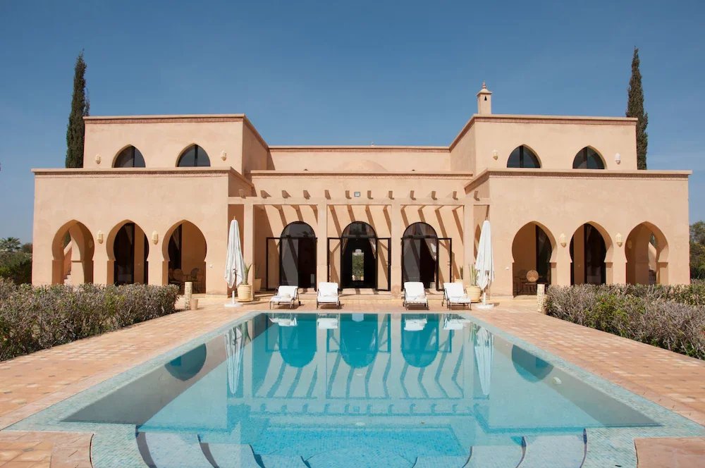Marrakech — Domaine hôtelier classé (VNA main levée) — 4 ha — 5 194 m² bâtis — 96 lits — Spa & réception