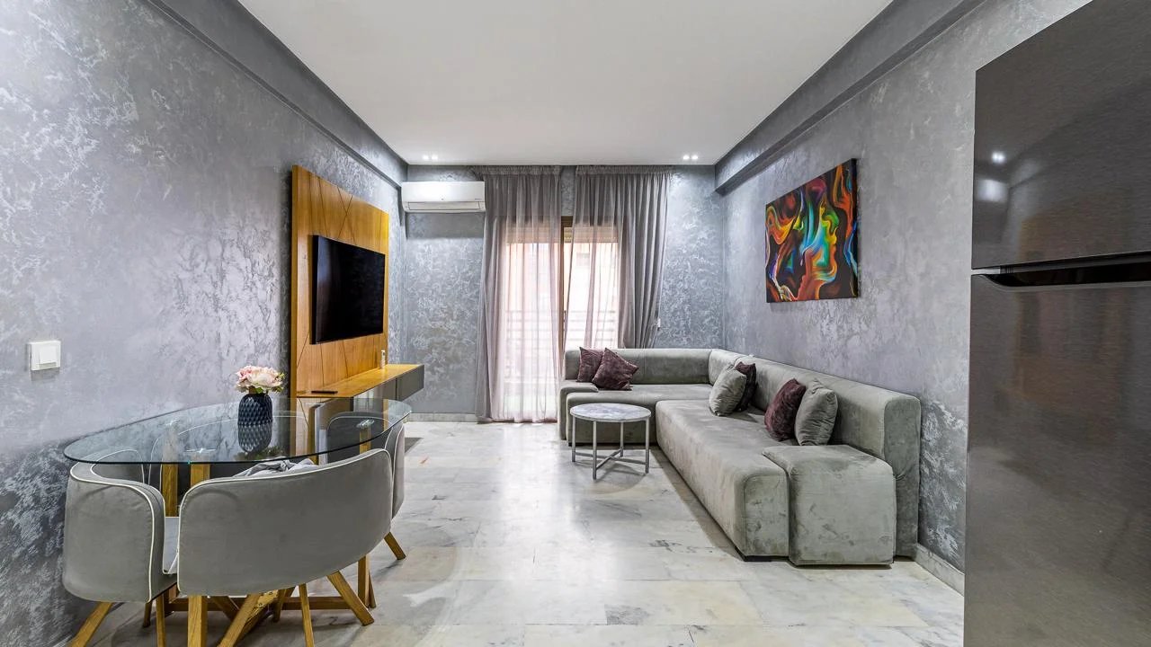 À VENDRE – APPARTEMENT 1 CHAMBRE A GUELIZ, MARRAKECH